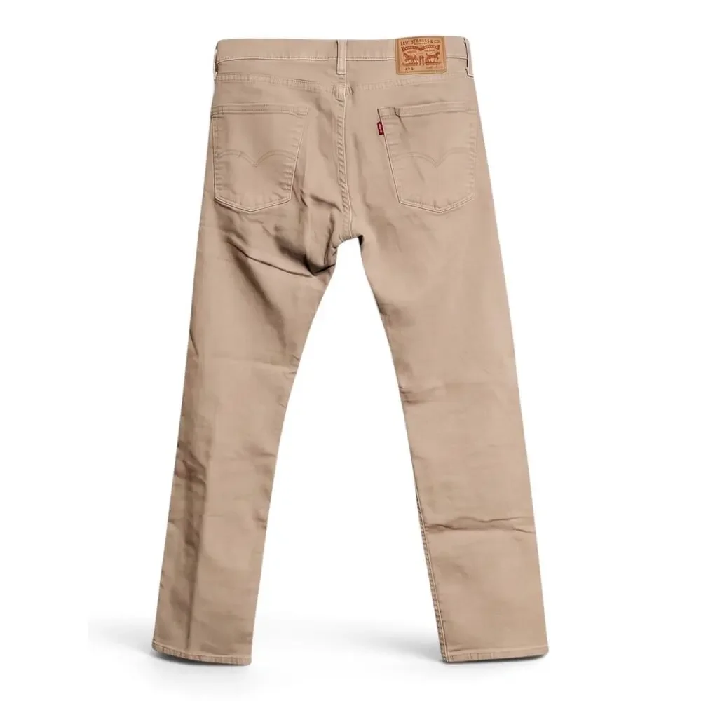 Levi's 513 Men's Slim Straight Stretch Jeans Tag 32x30 32x29 Chino Khaki Pants